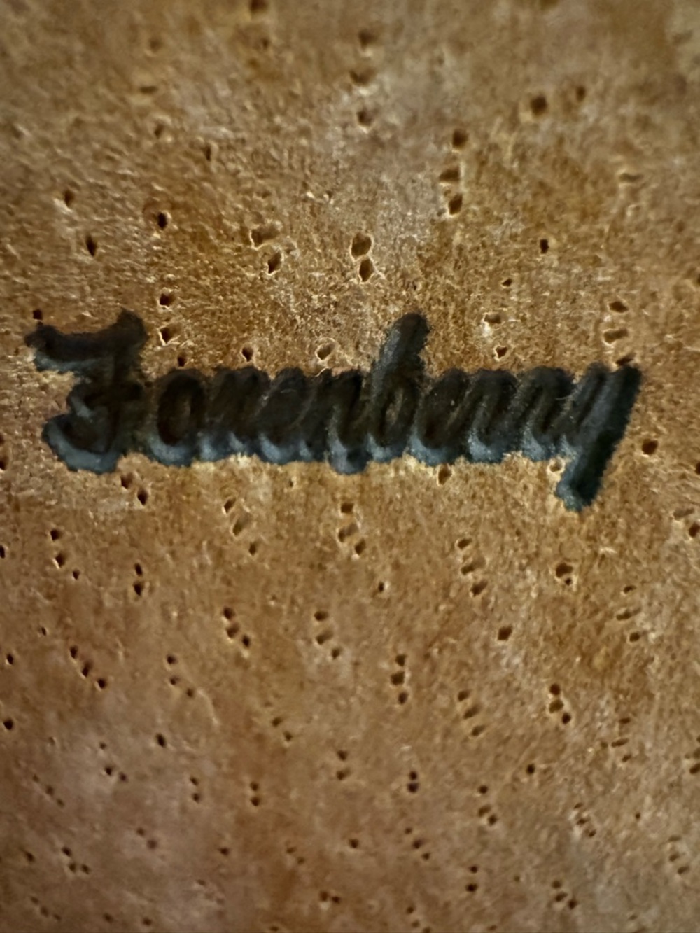 Fernberry Genuine Ostrich Leather Bag Vintage Brown Shoulder Clutch - Picture 2 of 7